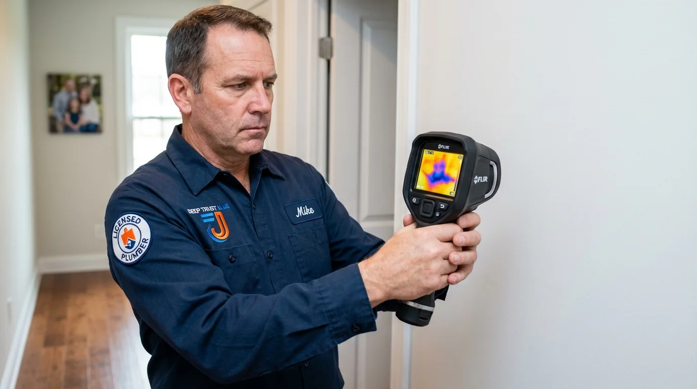 Thermal imaging leak detection by Johns Plumbing LLC in Scobey